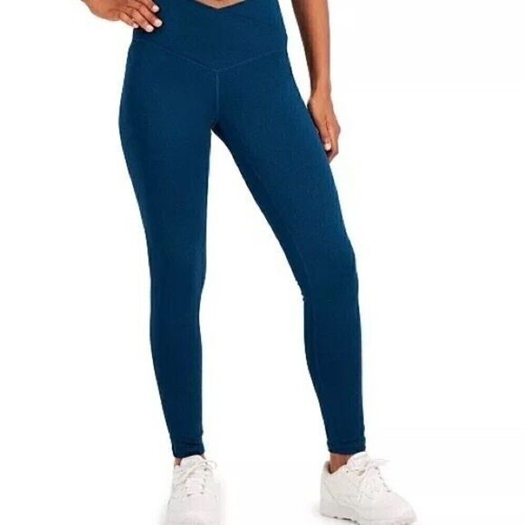 Jenni On Repeat Crossover Full Length Legging, pants celestial/legion L New - Picture 2 of 5